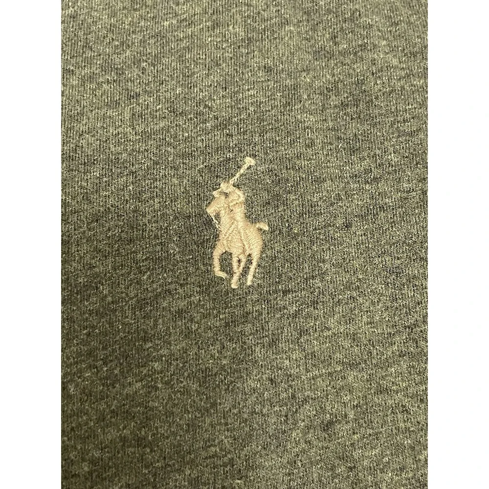 Polo Ralph Lauren Classic Fit Long Sleeve T Shirt Men's Size XL Green Gold Pony